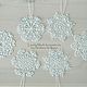 Snowflakes set 6 pieces. Christmas decorations lace. Christmas souvenir. Christmas decorations. Svetlana Happy Embroidery. My Livemaster. Фото №6