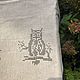 Owl apron, cotton, Switzerland. Vintage homewear. Dutch West - Indian Company. My Livemaster. Фото №4