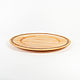 Order Flat plate made of Cedar from the 'PANADA' series 270 mm. T168. ART OF SIBERIA. Livemaster. . Dinnerware Sets Фото №3