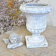  Concrete pot Antique for decor and floral design, pot Provence, Vases, Azov,  Фото №1