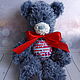 Soft toys: Teddy bear with the metric, Stuffed Toys, Ulyanovsk,  Фото №1