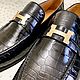 Men's loafers made of genuine crocodile leather with buckle!. Loafers. SHOES&BAGS. My Livemaster. Фото №4