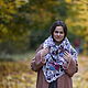 Warm cozy lilac neck scarf. Shawls1. ZanKa. Online shopping on My Livemaster.  Фото №2