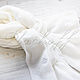 Белый  итальянский трикотажный  шарф. Палантины. Platkoff. Ярмарка Мастеров.  Фото №5
