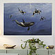 Orca oil painting. Picture. Buy oil painting. Pictures. Pictures. pirogov-maxim. Online shopping on My Livemaster.  Фото №2