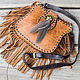 Сумка из натуральной кожи Boho, Классическая сумка, Денпасар,  Фото №1