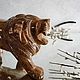 Статуэтка лев из натурального камня оникса подарок мужчине. Статуэтка. Украшения из самоцветов 'ГРАНАТ-МК' (samotsvety-ot-granat-mk). Интернет-магазин Ярмарка Мастеров.  Фото №2