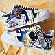 Custom sneakers with Ronaldo print Customization painting sneakers, Sneakers, Omsk,  Фото №1
