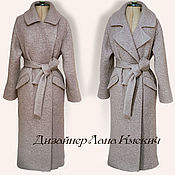 Одежда handmade. Livemaster - original item Winter coat boiled wool 