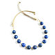 Lapis lazuli beads, lapis lazuli leather necklace 'Blue polka dots'. Necklace. Irina Moro. My Livemaster. Фото №5