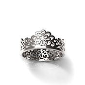 Ring with heart, cubic Zirconia, 925 sterling silver (K21)