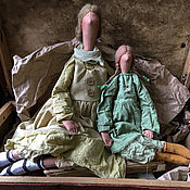 Куклы и игрушки handmade. Livemaster - original item Interior Tilda dolls: Mom and daughter. Handmade.