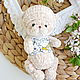 Teddy bear knitted baby. Stuffed Toys. Natalie crochet flowers. My Livemaster. Фото №6