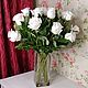 Букет белых роз из холодного фарфора, Букеты, Кострома,  Фото №1