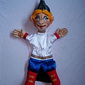 Куклы и игрушки handmade. Livemaster - original item Alesha-Popovich. Glove puppet. Handmade.