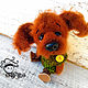 Алекс Ред собачка игрушка. Мягкие игрушки. Тори Яровикова /ToryToys. Интернет-магазин Ярмарка Мастеров.  Фото №2