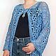 Ажурный кардиган крючком Openwork Dream. Кардиганы. Talking look. Ярмарка Мастеров.  Фото №4