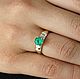 1.55tcw 14K Emerald Engagement Ring, AAA+ Colombian Emerald Ring, Fine. Rings. JR Colombian Emeralds (JRemeralds). My Livemaster. Фото №5