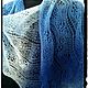 De mohair 'celestial arroyo'. Wraps. Bereska-r (Bereska-r). Ярмарка Мастеров.  Фото №5