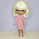 Knitted tight dress for Blythe doll, Clothes for dolls, Moscow,  Фото №1