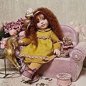 Интерьерная кукла:  текстильная кукла,коллекционная кукла