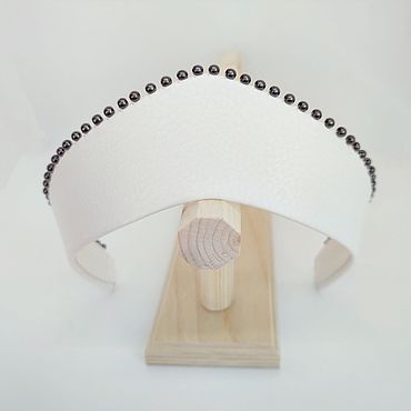 Русский стиль ручной работы. Ярмарка Мастеров - ручная работа Кокошник WHITE FASHION. Handmade.