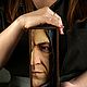 Заказать Book nook - вставка(шкатулка) между книг «Северус Снейп». Decoshelf. Ярмарка Мастеров. . Держатели Фото №3