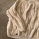 Белый свитер женский оверсайз с косами на заказ. Свитеры. Kardigan sviter - женский вязаный свитер кардиган. Интернет-магазин Ярмарка Мастеров.  Фото №2