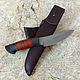 Knife 'Canadian-4' h12mf leather mikarta. Knives. Artesaos e Fortuna. My Livemaster. Фото №6