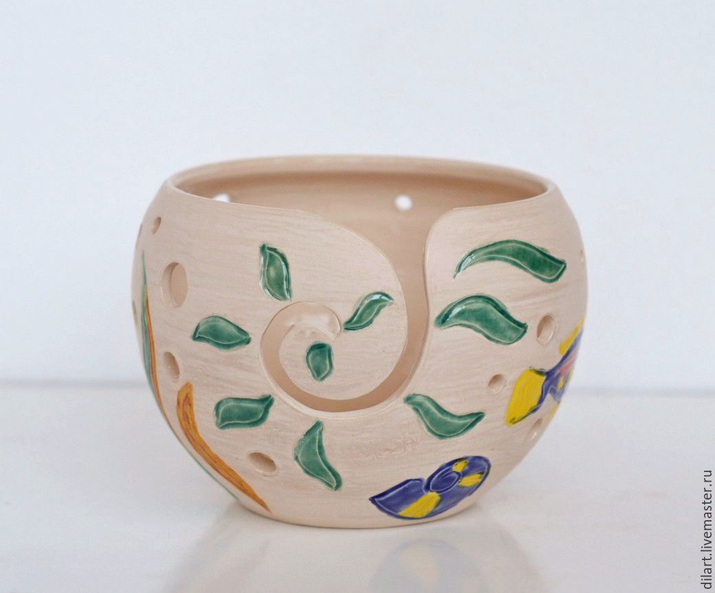 Клубочница керамическая ваза Аквариум