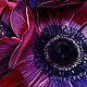 Painting 'Purple anemones' oil on canvas 70h70cm. Pictures. vestnikova. My Livemaster. Фото №6