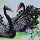 Hand Cross Stitch painting Swan Fidelity. Pictures. valiamoro (valiamoro). My Livemaster. Фото №4