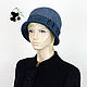Stylish lady's hat. 100% wool. Three colors, Hats1, Ekaterinburg,  Фото №1