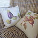 'eggplant' and 'beet' pillow decorative, country, vintage, Pillow, St. Petersburg,  Фото №1