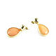 Order Jade earrings, orange carnation earrings 'Autumn Radiance'. Irina Moro. Livemaster. . Earrings Фото №3