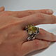 The ring on the whole finger: Orion with citrine. All finger ring. Sergej Dementjev (desef). My Livemaster. Фото №6