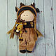 Order Textile play doll 'the Deer'. Nika Yakicheva. Livemaster. . Round Head Doll Фото №3