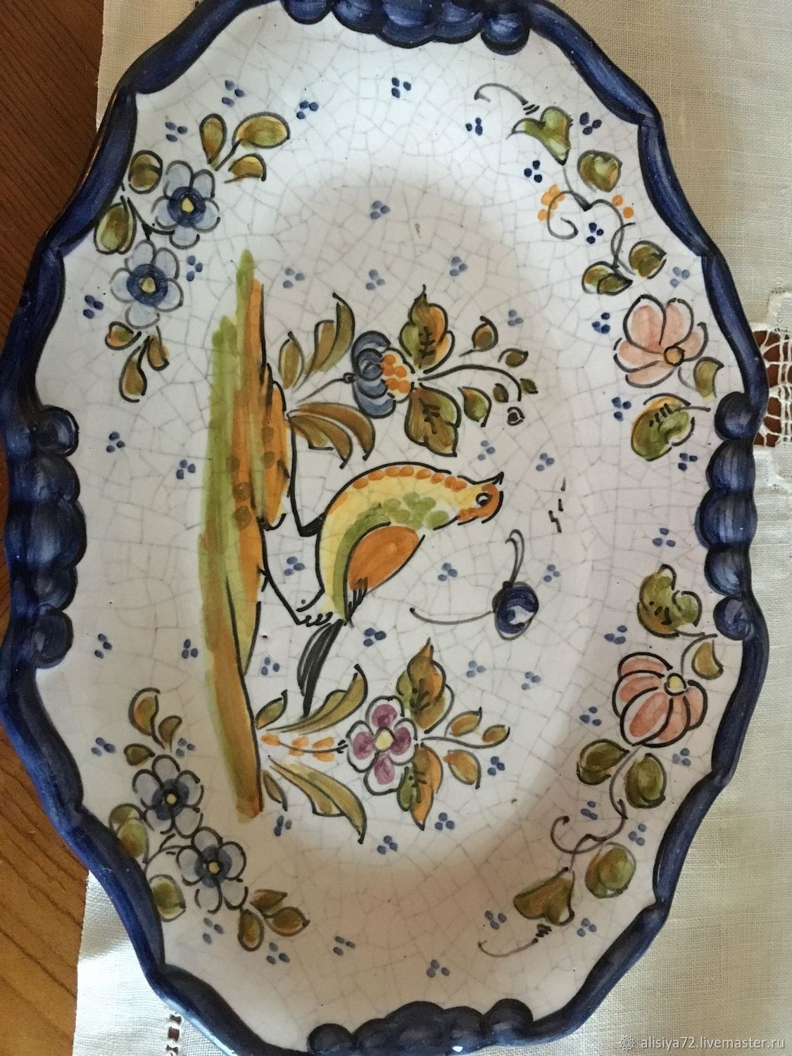 Винтаж: Старинная редкая тарелочка ручной работы, Испания купить в ...