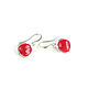 Earrings are red, bright little earrings 'Strawberry ice'. Earrings. Irina Moro. Online shopping on My Livemaster.  Фото №2