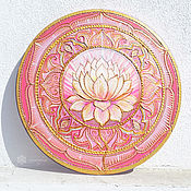 Картины и панно handmade. Livemaster - original item Mandala with Lotus 