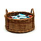Basket woven of twigs. The candy bowl. Art.5091, Basket, Tomsk,  Фото №1