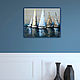Interior painting Sailboats painting boats sailing regatta. Pictures. Lana Zaitceva. My Livemaster. Фото №4