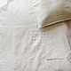 Order Flax linen using hemstitch and embroidered Star. flax&lace. Livemaster. . Bedding sets Фото №3