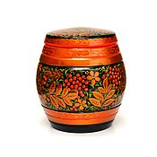 Посуда handmade. Livemaster - original item The barrel of the big Khokhloma 