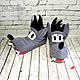 Slippers Wolf, Gifts for February 23, Novosibirsk,  Фото №1