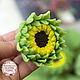 Silicone soap mold 'Sunflower Bud', Form, Zheleznodorozhny,  Фото №1
