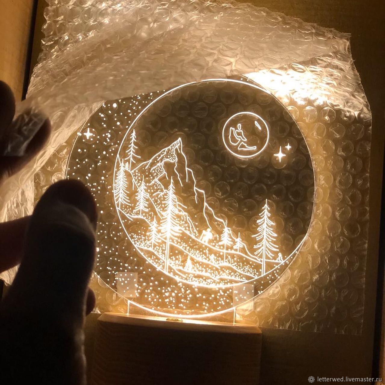 Светильник-ночник "Путешественнику" в интернет-магазине Ярмарка ...