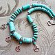 Necklace 'Aphrodite' (turquoise). Necklace. Pani Kratova (panikratova). My Livemaster. Фото №4