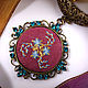 Embroidered pendant Fiordaliso (2), Pendants, Moscow,  Фото №1