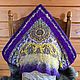Банная шапка кокошник. Банные принадлежности. Tatyana-jtt. Ярмарка Мастеров.  Фото №8